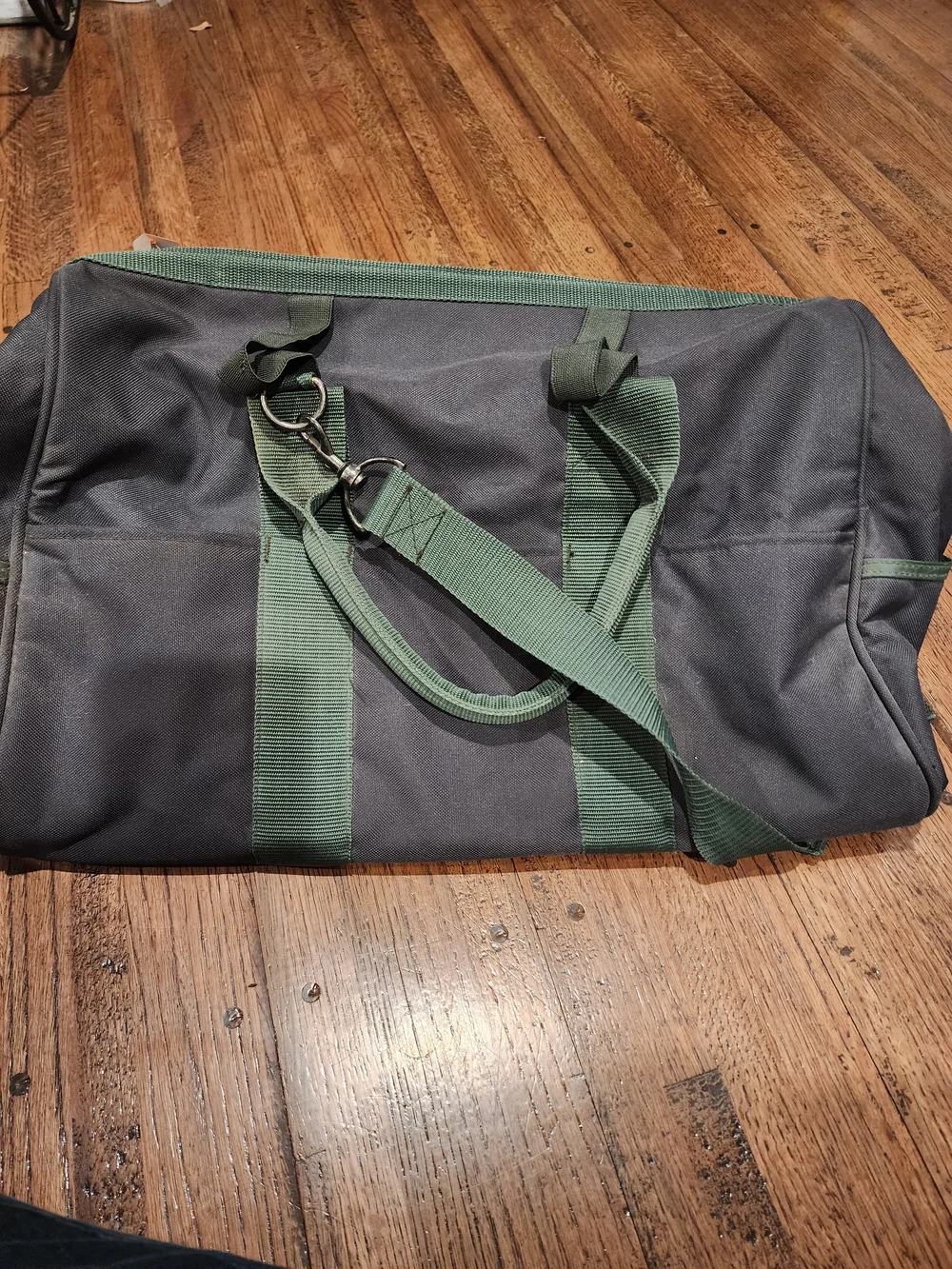 Ducks Unlimited Black and Green Tactical Duffel Bag
